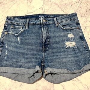 Old Navy Distressed Blue Jean Shorts